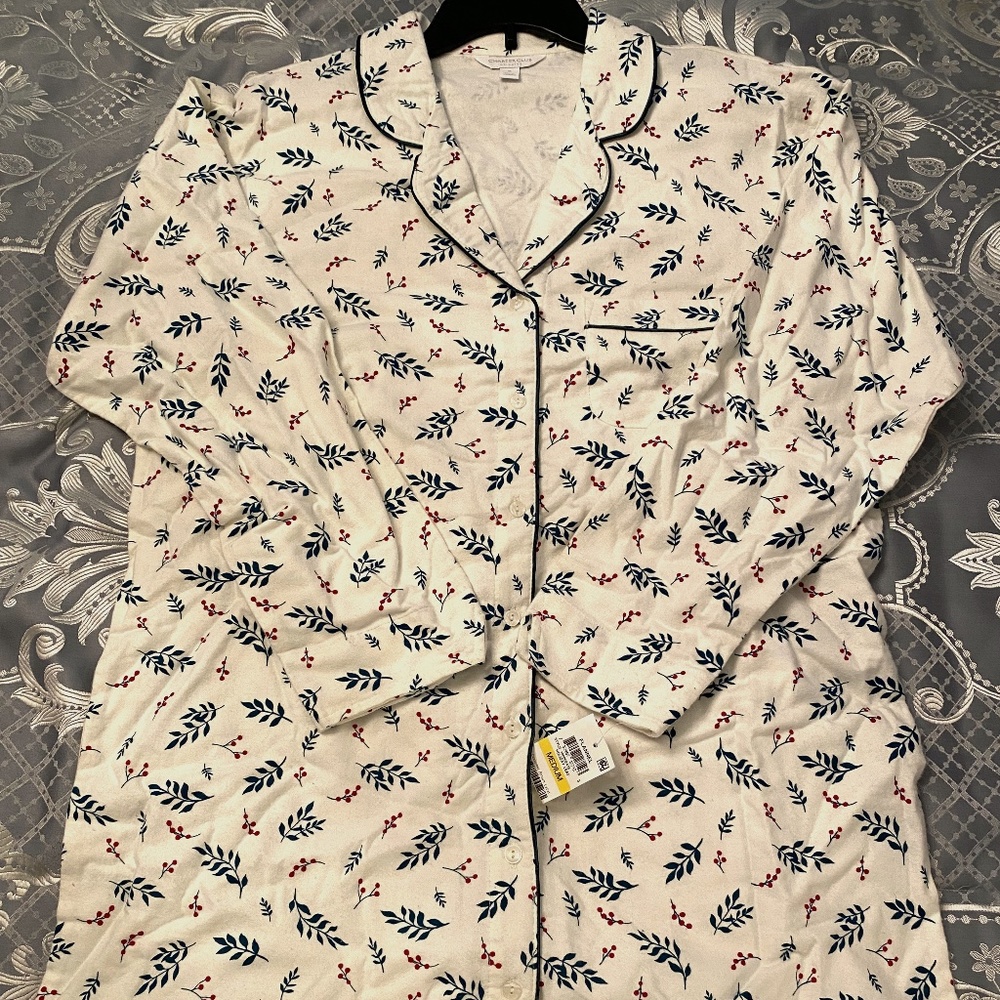 Holiday Flannel Sleep Shirt